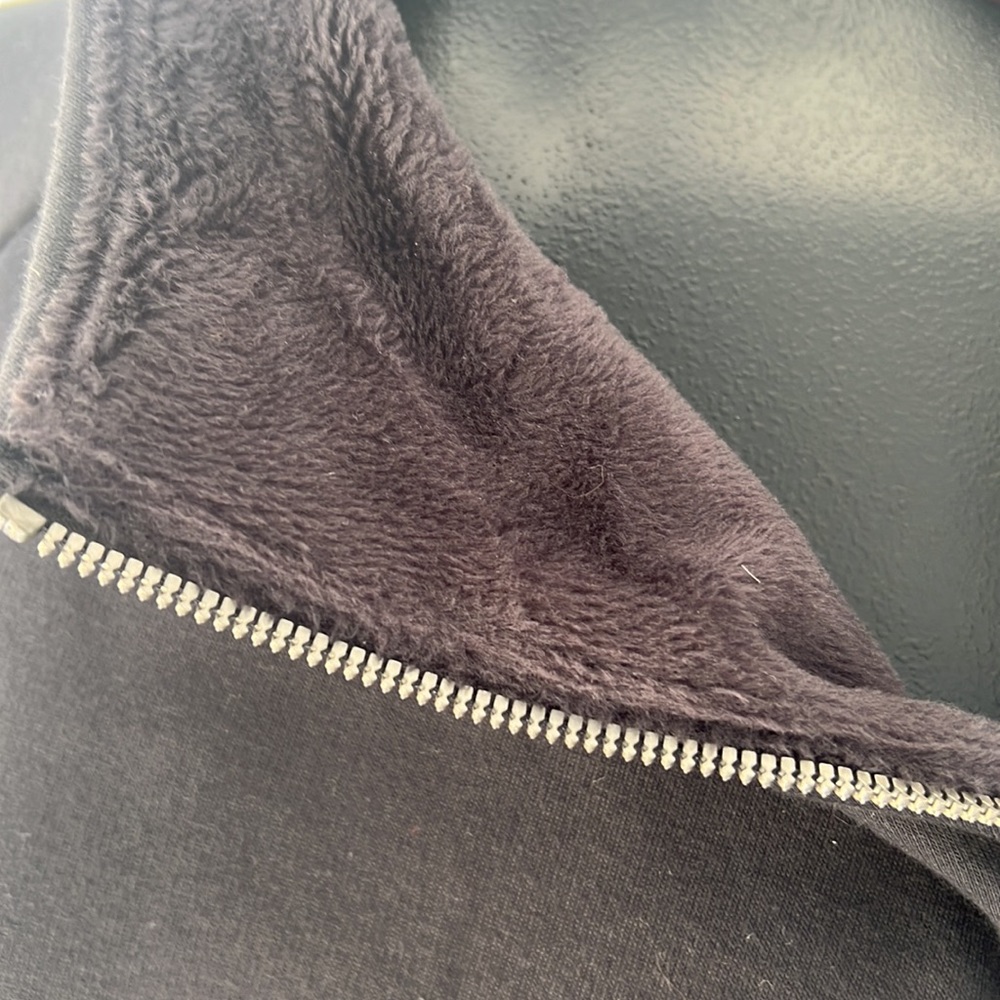 Athleta NWOT long sleeve sweatshirt mini dress.  Zipper and secret pockets - Picture 6 of 11